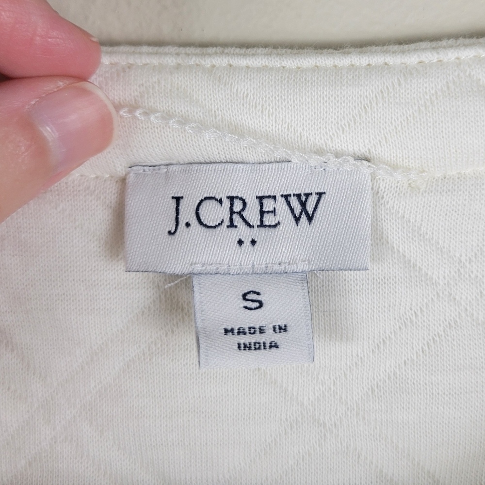 ๐J. Crew Ivory Quilted Jacket - Picture 7 of 11